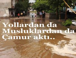 Musluklardan çamur aktı